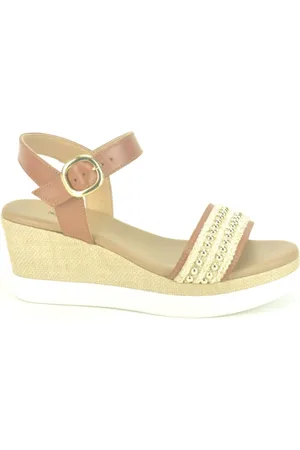 Nero Giardini Dames, Schoenen, Bruin, Maat: 39 EU Jute