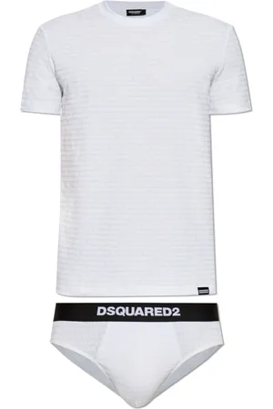 Dsquared2 Heren, Nachtkleding & Lounge, Wit, Maat: XL Katoen