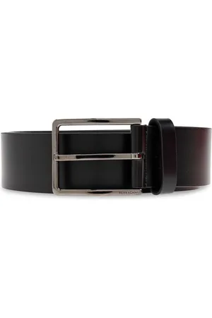 Salvatore Ferragamo Heren, Accessoires, Zwart, Maat: 85 CM Leer