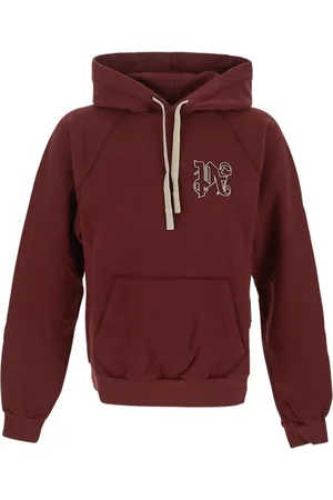 Palm Angels Heren, Sweatshirts & Hoodies, Rood, Maat: L Katoen