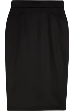 Max Mara Dames, Rokken, Zwart, Maat: XL Wol