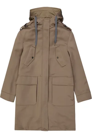 Brunello Cucinelli Dames, Mantels, Bruin, Maat: XS Katoen