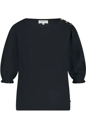 Fabienne Chapot Dames, Truien, Zwart, Maat: L Viscose
