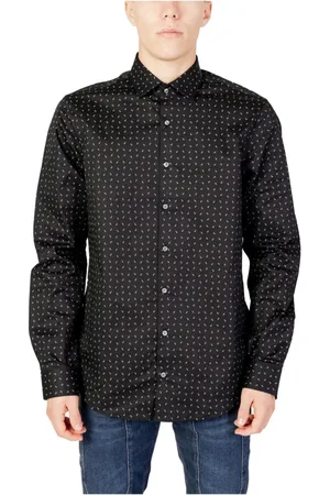 Calvin Klein Heren, Overhemden, Veelkleurig, Maat: XL Katoen
