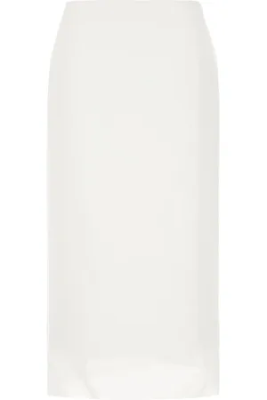 Sportmax Dames, Rokken, Wit, Maat: S Katoen