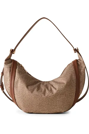 Borbonese Dames, Tassen, Bruin, Maat: ONE Size Leer