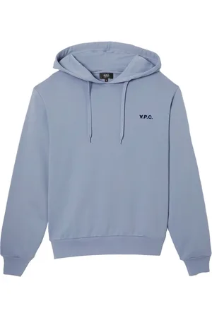 A.P.C. Heren, Sweatshirts & Hoodies, Blauw, Maat: 2XL Katoen