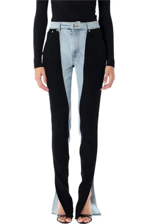 MUGLER Dames, Jeans, Veelkleurig, Maat: W28 Katoen