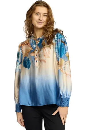 2-Biz Dames, Blouses & Shirts, Veelkleurig, Maat: M Viscose