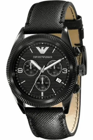 Emporio Armani Heren, Accessoires, Zwart, Maat: ONE Size
