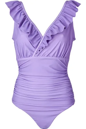 Crās Dames, Badkleding, Paars, Maat: S Polyamide