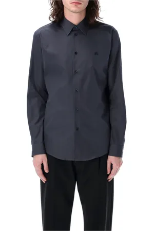 Burberry Heren, Overhemden, Blauw, Maat: S Katoen