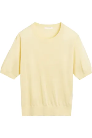 By Malene Birger Dames, Truien, Geel, Maat: M Leer