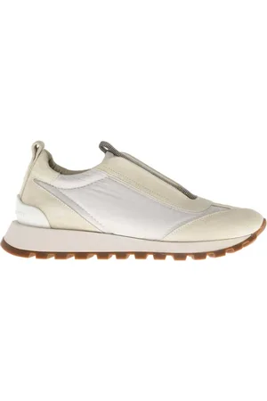 Brunello Cucinelli Dames, Schoenen, Wit, Maat: 36 1/2 EU Suède