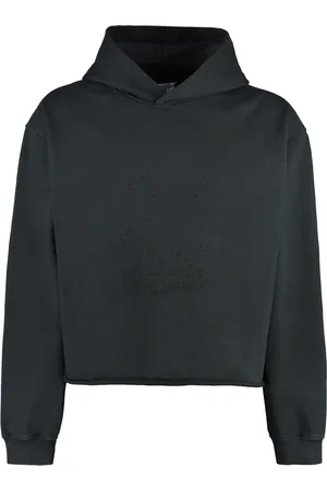 Maison Margiela Heren, Sweatshirts & Hoodies, Blauw, Maat: M Katoen