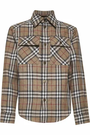 Burberry Heren, Overhemden, , Maat: XL Linnen