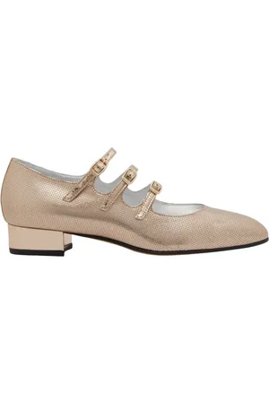 Carel Dames, Schoenen, Grijs, Maat: 39 EU Leer