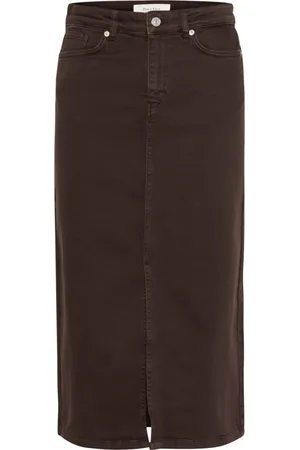Part Two Dames, Rokken, Bruin, Maat: M Denim