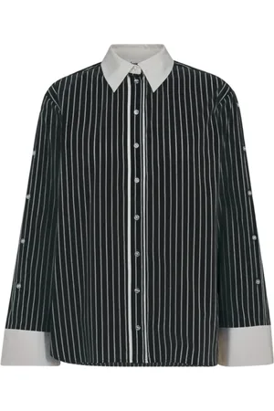 Co`Couture Dames, Blouses & Shirts, Zwart, Maat: XS Katoen