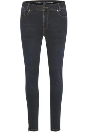 My Essential Wardrobe Dames, Jeans, Blauw, Maat: W31 L28 Katoen