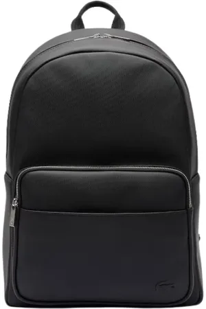 Lacoste Heren, Tassen, Zwart, Maat: ONE Size Piqué