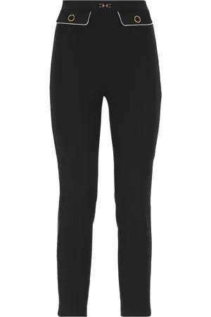 Elisabetta Franchi Dames, Broeken, Zwart, Maat: XS Poliester