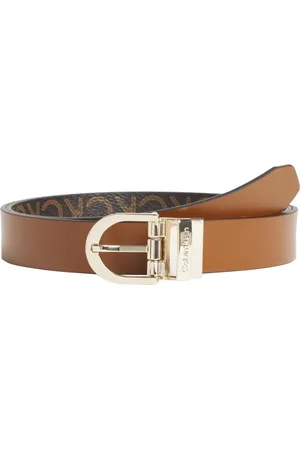 Calvin Klein Dames, Accessoires, Bruin, Maat: 90 CM Leer