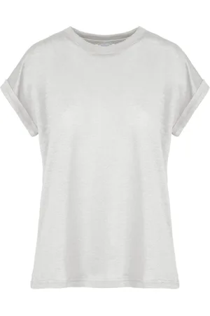 Bomboogie Dames, Tops, Wit, Maat: XS Linnen
