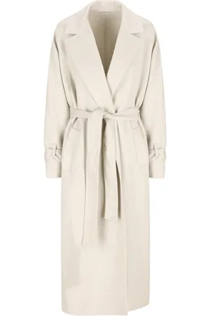 Brunello Cucinelli Dames, Mantels, Wit, Maat: S Kasjmier