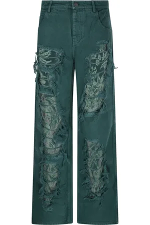 CHRISTOPHER ESBER Dames, Jeans, Groen, Maat: XS Katoen