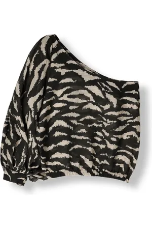 BY-BAR Dames, Blouses & Shirts, Zwart, Maat: L