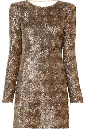 Elisabetta Franchi Dames, Jurken, Bruin, Maat: XS