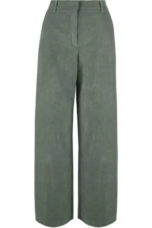 Bomboogie Dames, Broeken, Groen, Maat: XS Velours