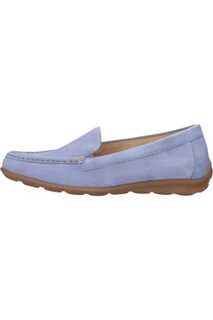 Gabor Dames, Schoenen, Blauw, Maat: 38 EU Leer