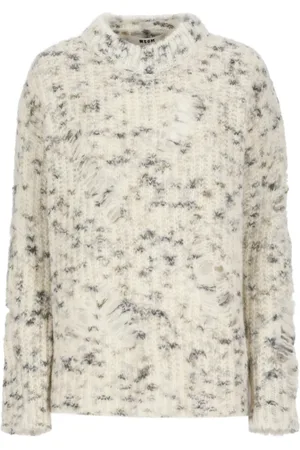 Msgm Dames, Truien, Grijs, Maat: XS