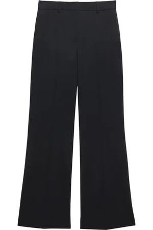 Msgm Dames, Broeken, Zwart, Maat: 2XS Leer