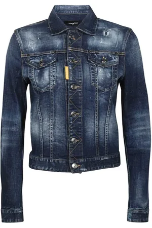 Dsquared2 Dames, Jassen, Blauw, Maat: 4XS Denim