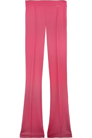 Elisabetta Franchi Dames, Broeken, Roze, Maat: L Poliester