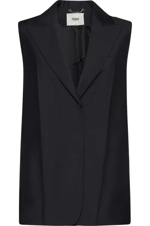 Fendi Dames, Tops, Zwart, Maat: XS Wol