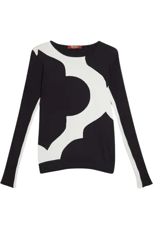 Max Mara Dames, Truien, Blauw, Maat: S