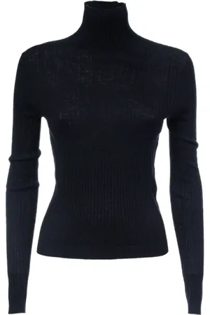 Max Mara Dames, Truien, Blauw, Maat: L Zijde