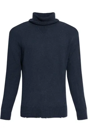 Dsquared2 Heren, Truien, Blauw, Maat: 2XL Wol