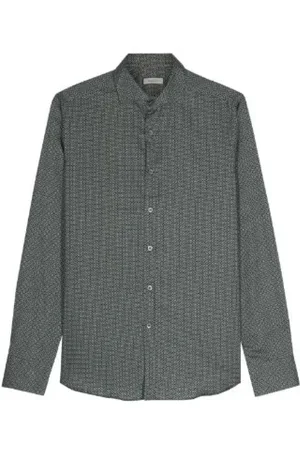CANALI Heren, Overhemden, Groen, Maat: S