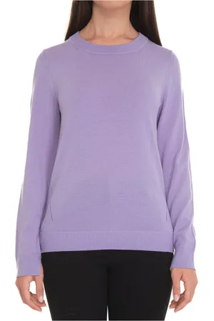 HUGO BOSS Dames, Truien, Paars, Maat: M Wol