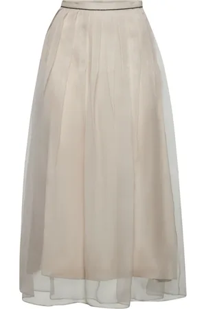 Brunello Cucinelli Dames, Rokken, , Maat: M Zijde