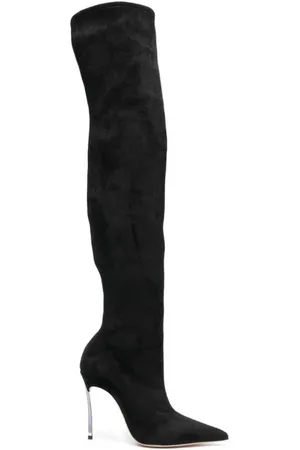 Casadei Dames, Schoenen, Zwart, Maat: 38 1/2 EU Leer