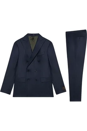 Brooks Brothers Heren, Pakken, Blauw, Maat: 2XL Wol
