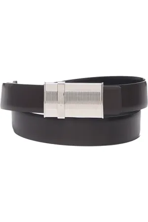 Salvatore Ferragamo Heren, Accessoires, Zwart, Maat: 115 CM Leer