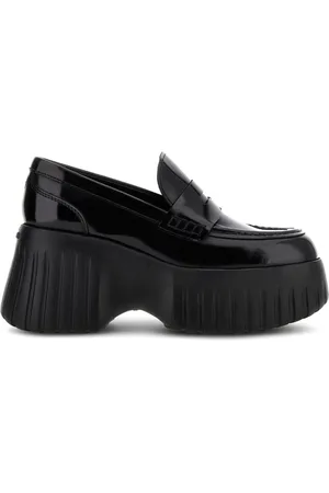 Hogan Dames, Schoenen, Zwart, Maat: 39 1/2 EU Leer