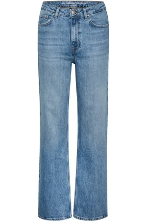 My Essential Wardrobe Dames, Jeans, Blauw, Maat: W30 L32 Katoen